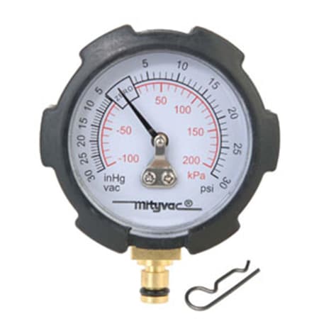 Lighthouse MVA6176 Compound Vacuum - Pressure Gauge, Psi - In-Hg LI95690